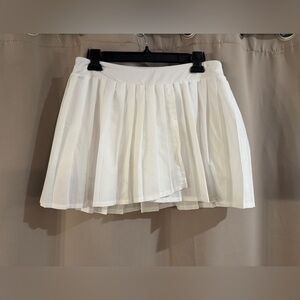 Active 8 White Pleated Skirt with built in shorts